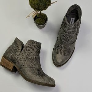 not rated grey booties